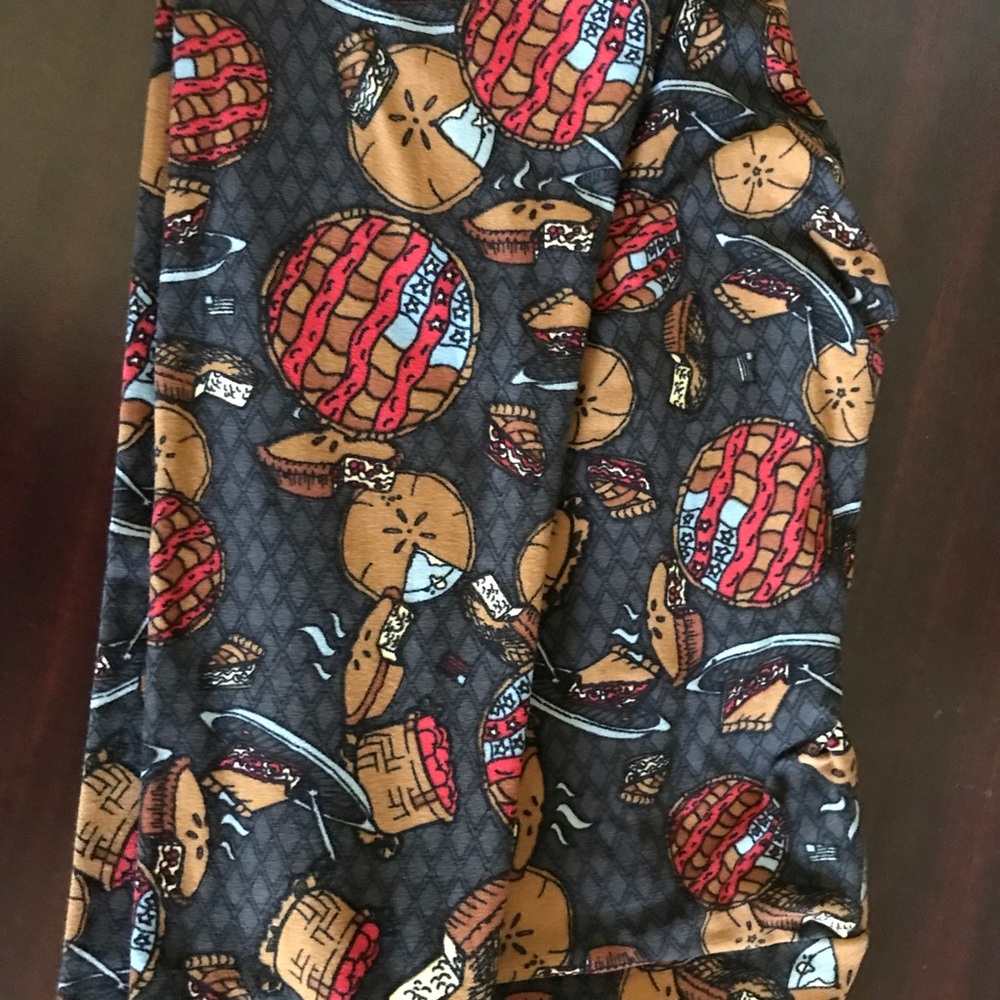 Lularoe Pie Themed Leggings